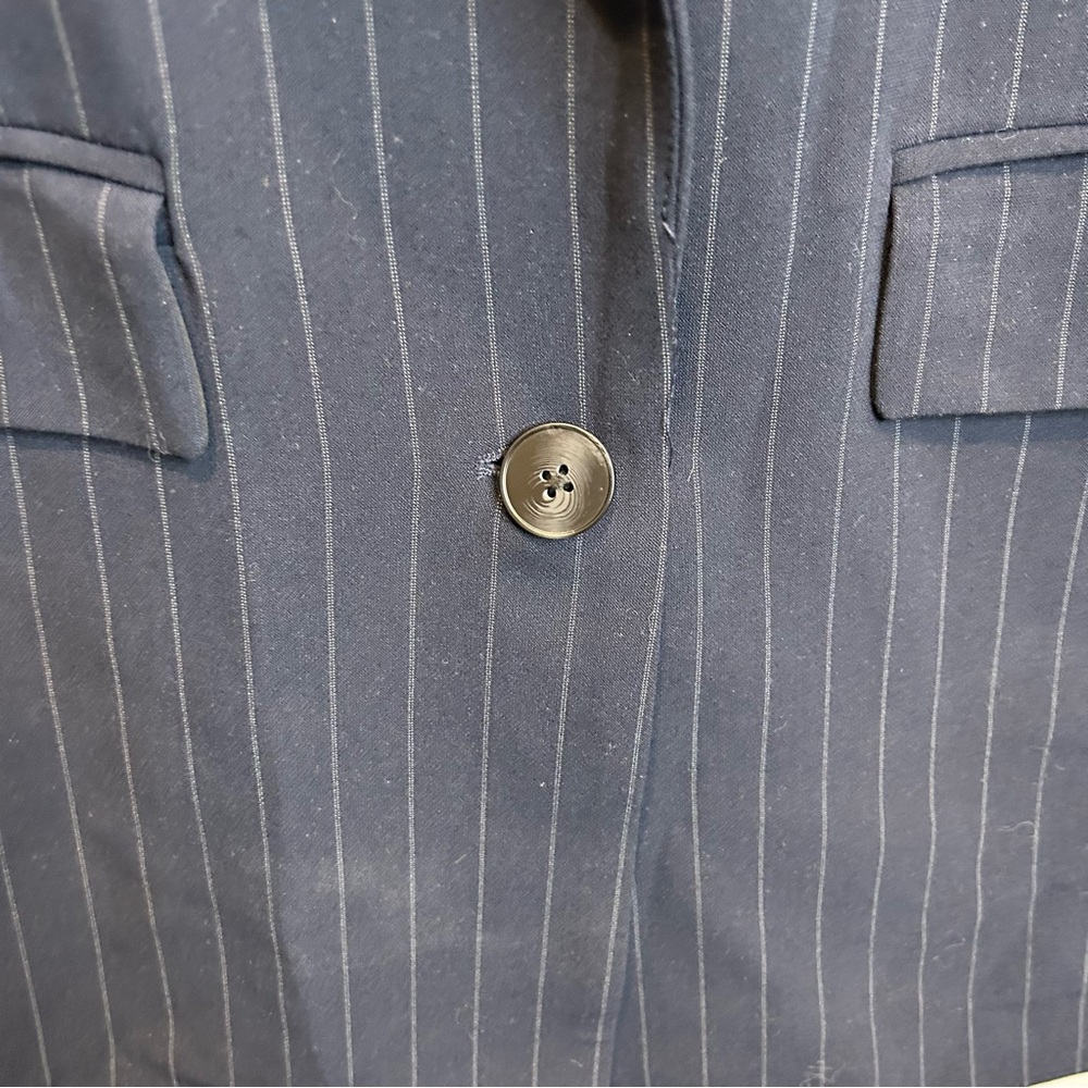 Only Onlhayden Oversized Long Sleeve Striped Blazer Navy Blue - Picture 2 of 6